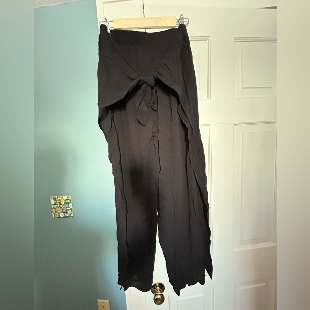 Black Flowy Pants